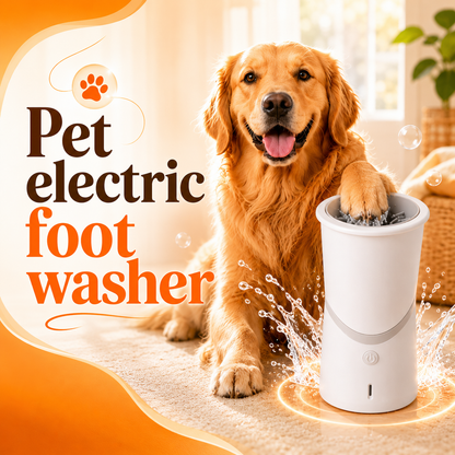 Pet electric foot washer